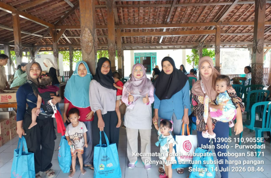 Penyaluran Subsidi Harga Pangan Sumber Energi untuk Ibu Hamil dan Balita di 10 Desa Kabupaten Grobogan