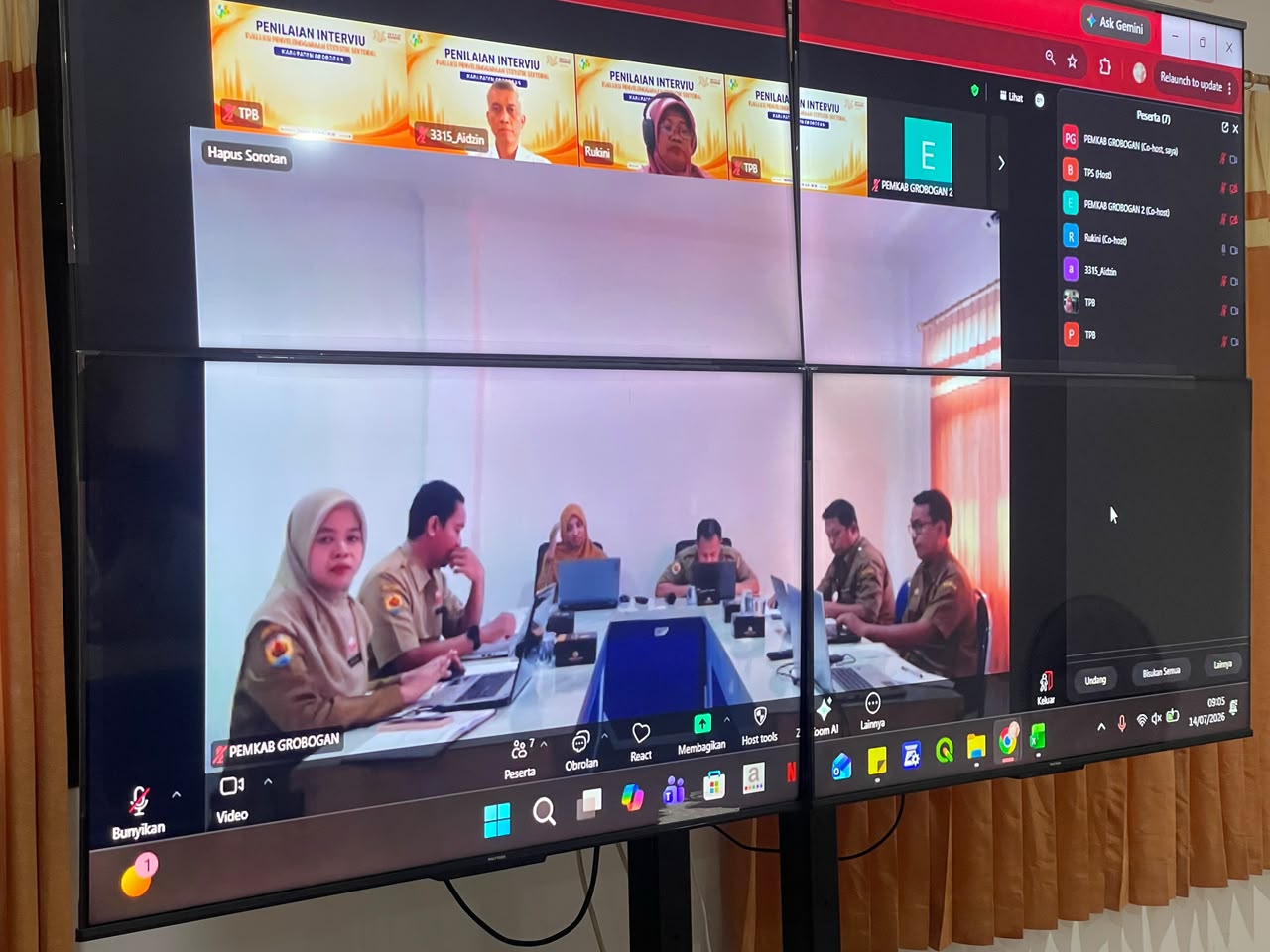 Mantapkan Peran Sebagai Produsen Data, Dinas Pangan Grobogan Ikuti Wawancara EPSS 2026