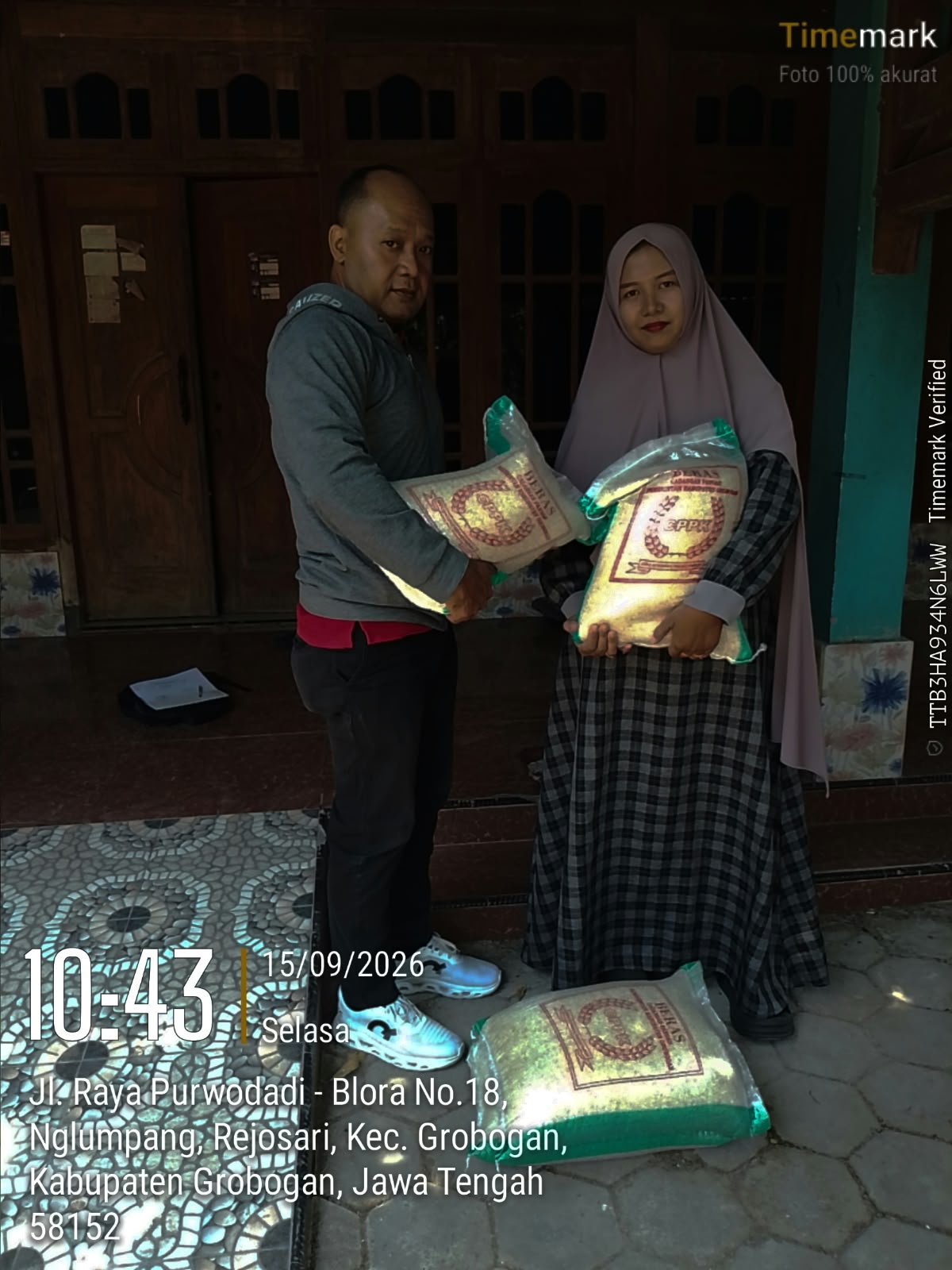 Update: Penyaluran Bantuan Pangan Desa Rejosari, Purwodadi