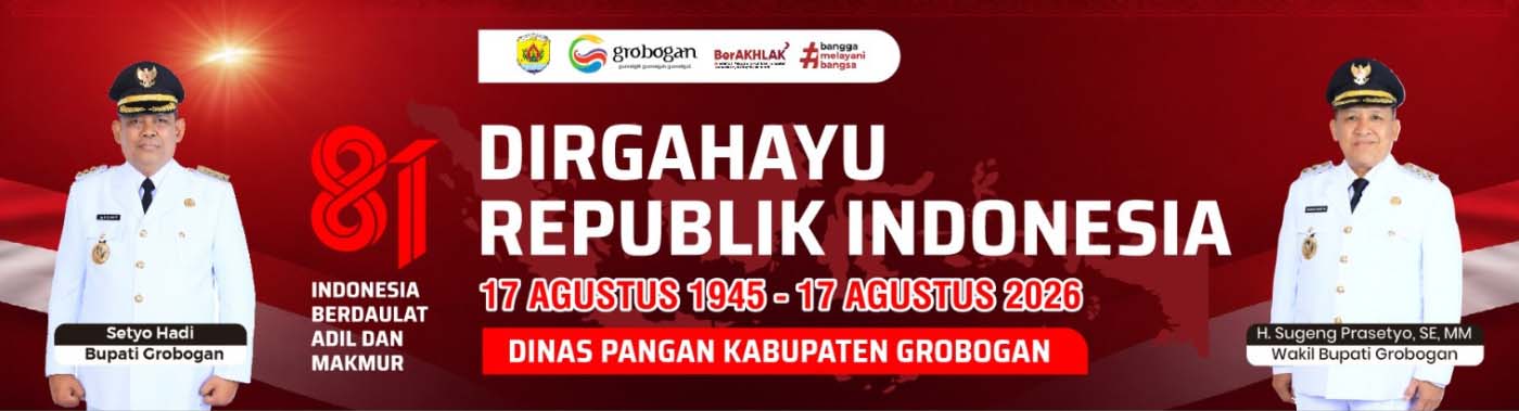 Banner Website Dinas Pangan Kabupaten Grobogan